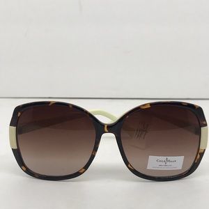 Cole Haan Cream and Tortoise Sunglasses NWT
